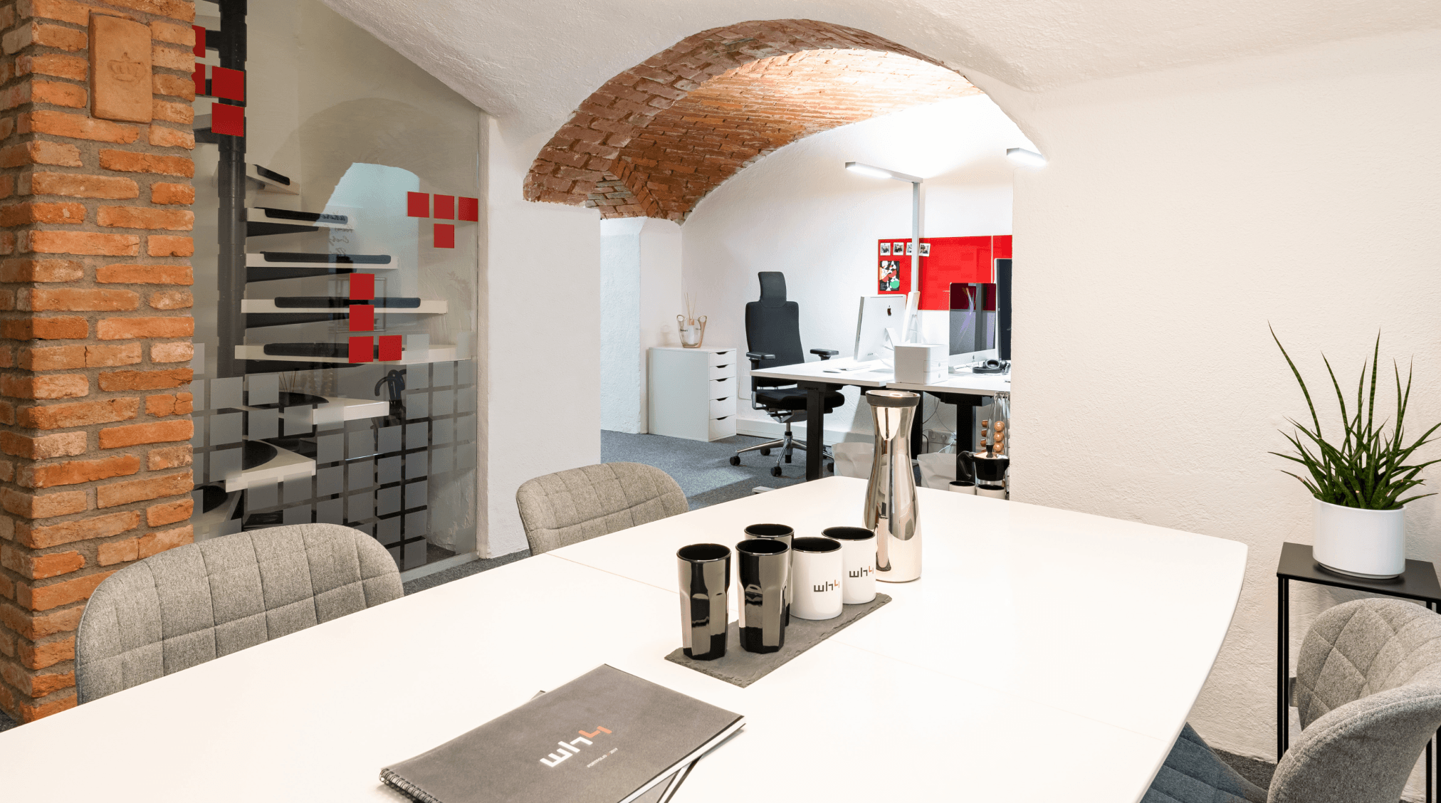 Besprechungsraum im wh4-Design-Büro in der Münchner Baaderstraße