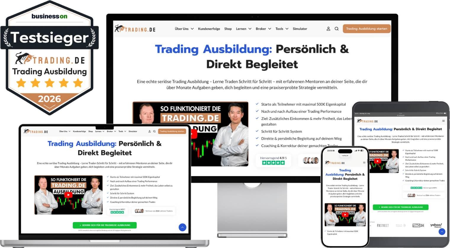 Testsieger Trading Ausbildung