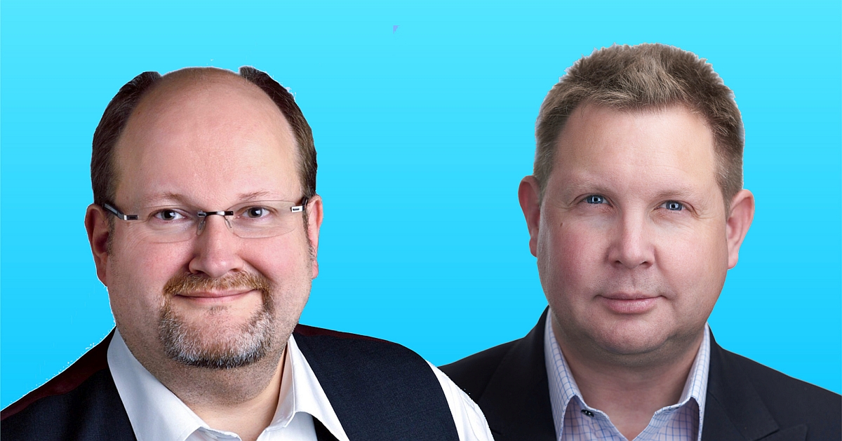 Martin Müller (r.) und Klaus Offermann (l.) unterstützen in der "Mister Matching Community" KMUs, Freiberufler und Selbständige