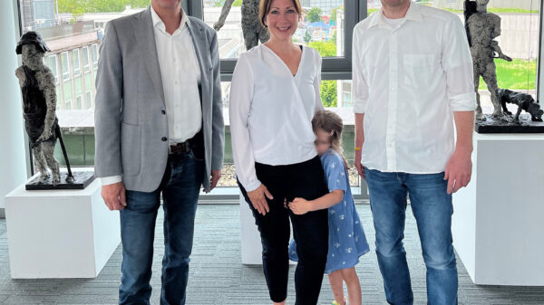 (von links) Investor Martin Sutter, Andrea Bolz und Stefan Reiss, AfreeGems GmbH