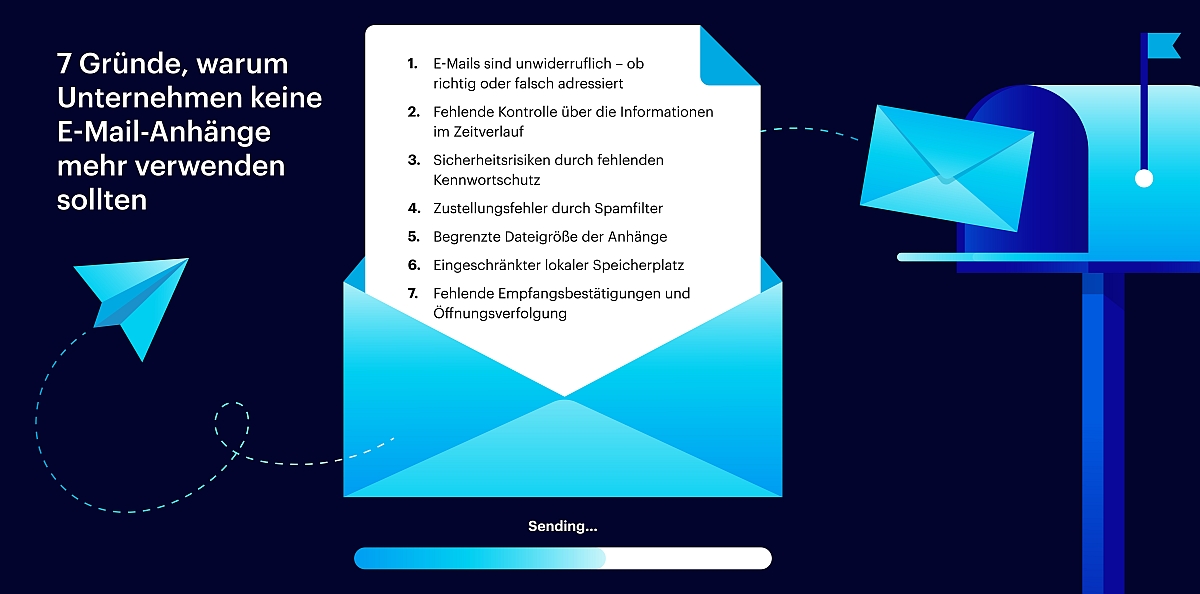 7 Gründe, warum Unternehmen keine E-Mail-Anhänge mehr verwenden sollten