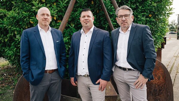 Die Geschäftsleitung der Heinrich Hermanns GmbH: Torsten Kaminski (l.), Oliver Krupp und Robert Waade (r.)