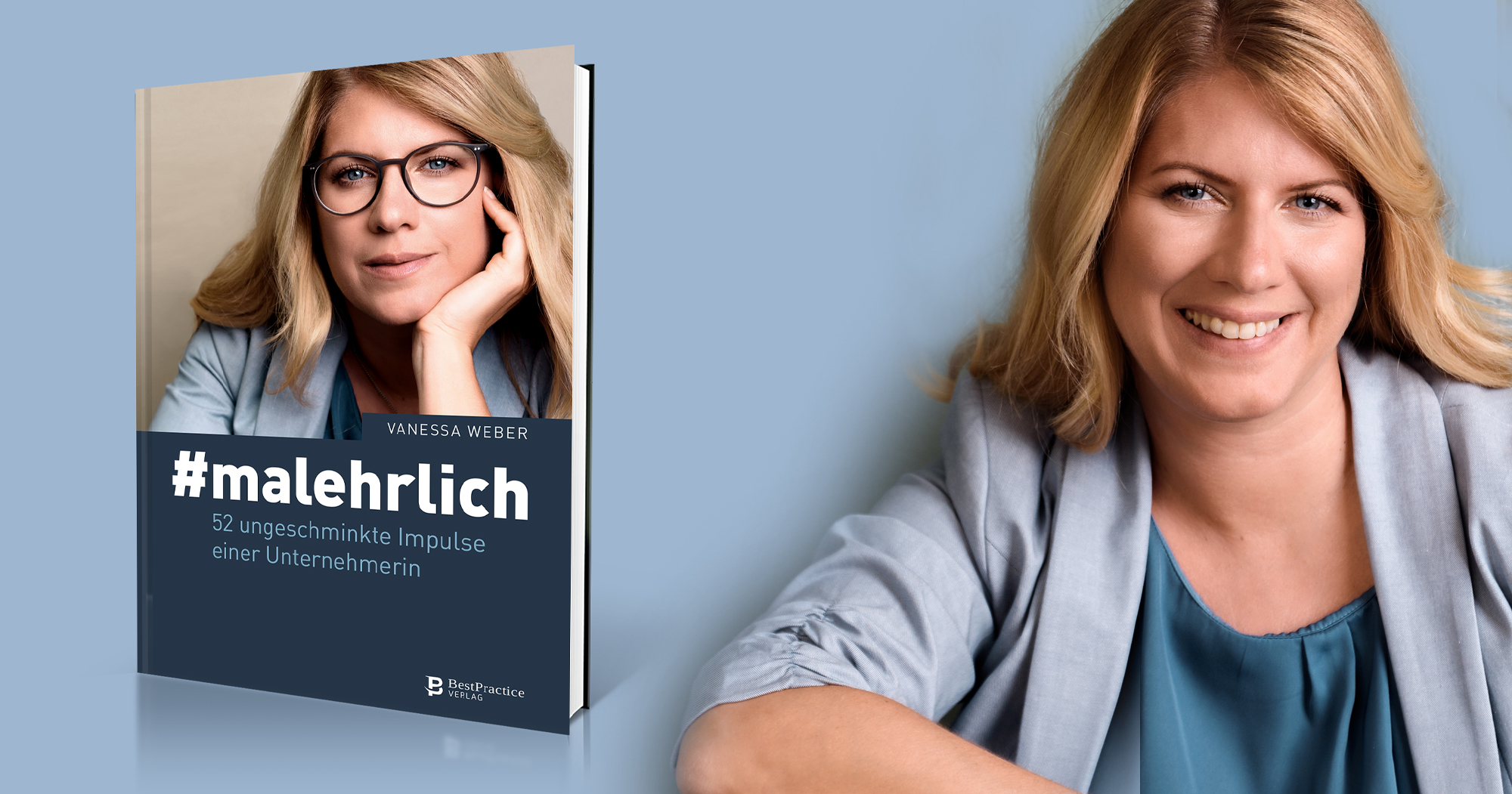 Vanessa Weber veröffentlicht ihr Buch "#malehrlich"