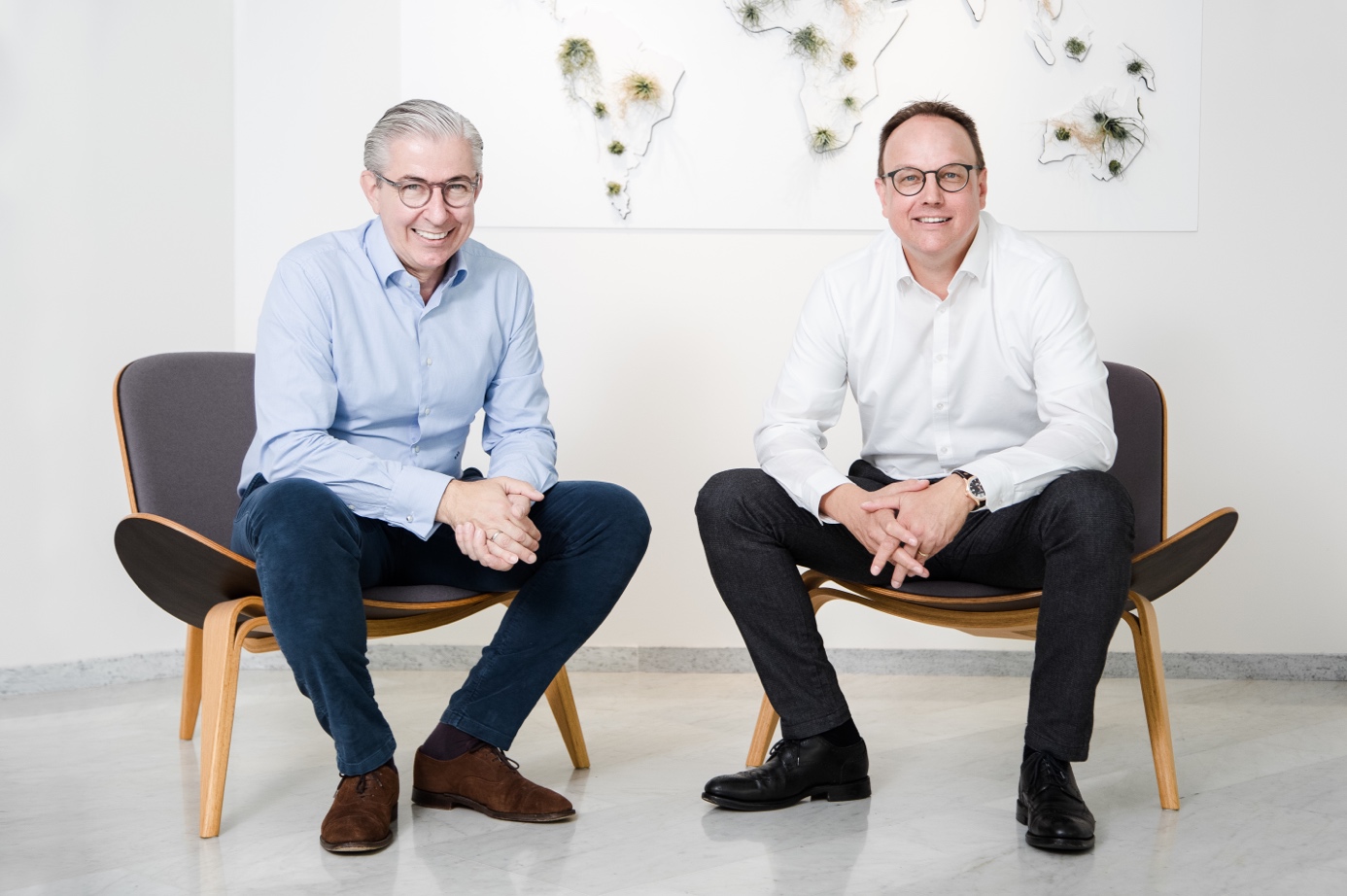 Ralf Bender (li.), CEO SÜDVERS und Florian Karle, Geschäftsführender Gesellschafter SÜDVERS