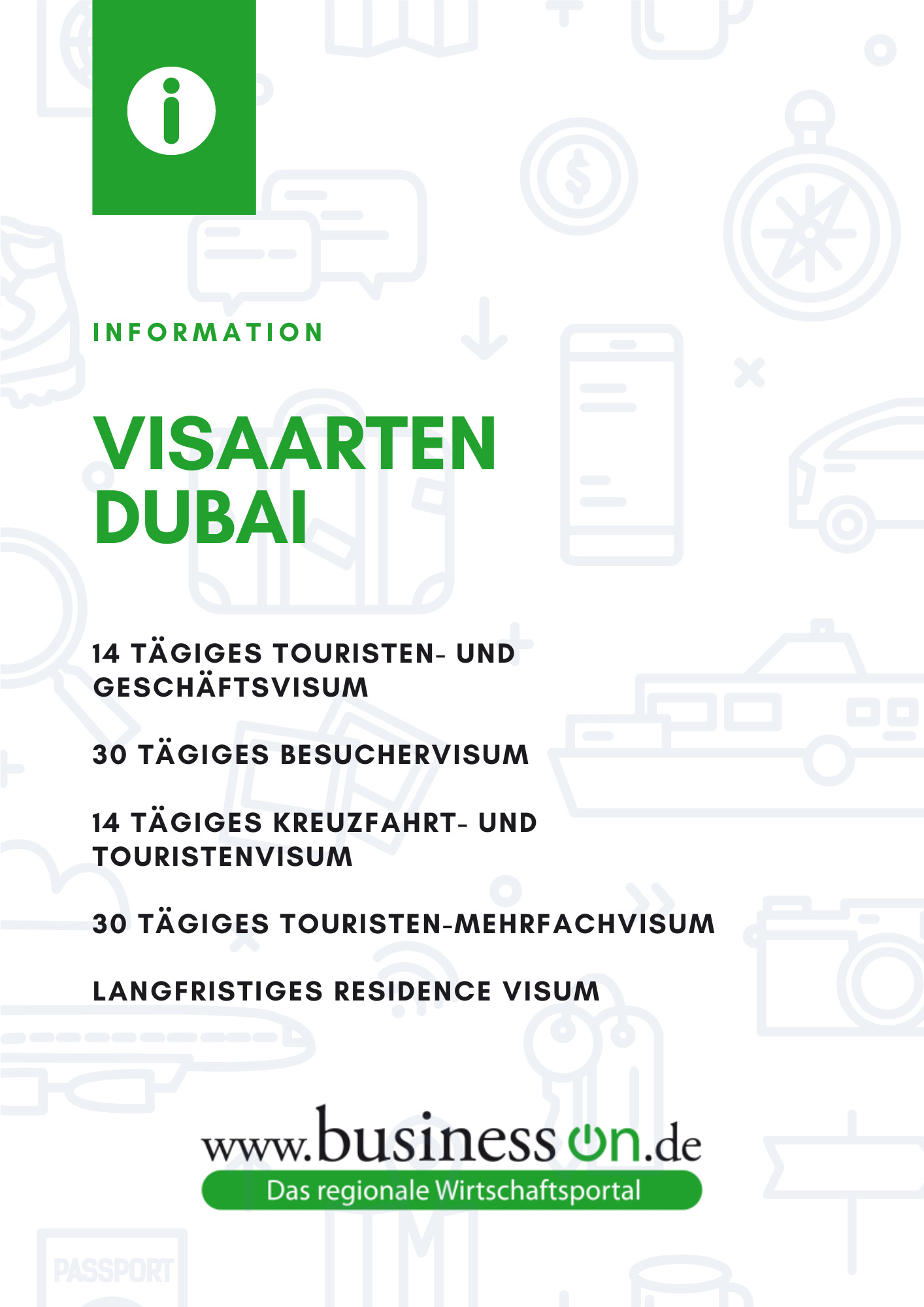 Visaarten Dubai