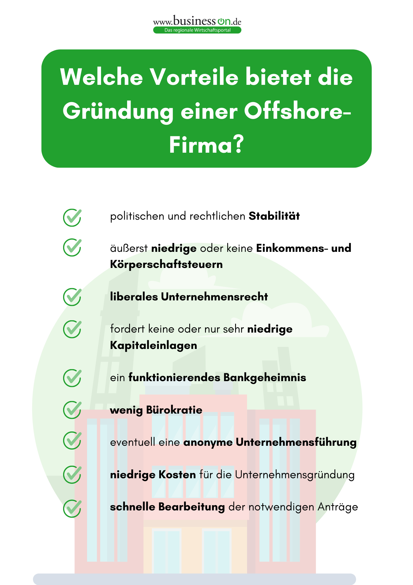 Vorteile Offshore Firma