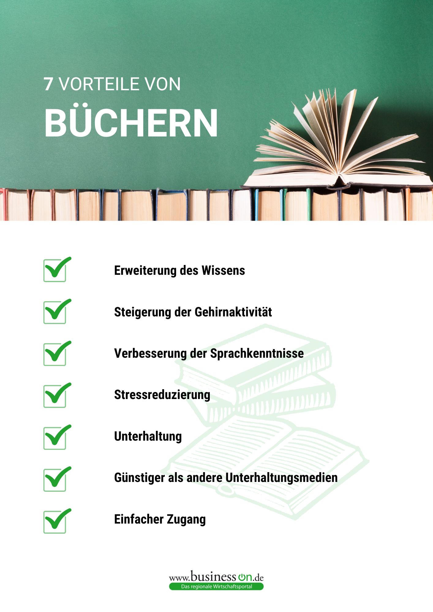 Vorteile von Büchern