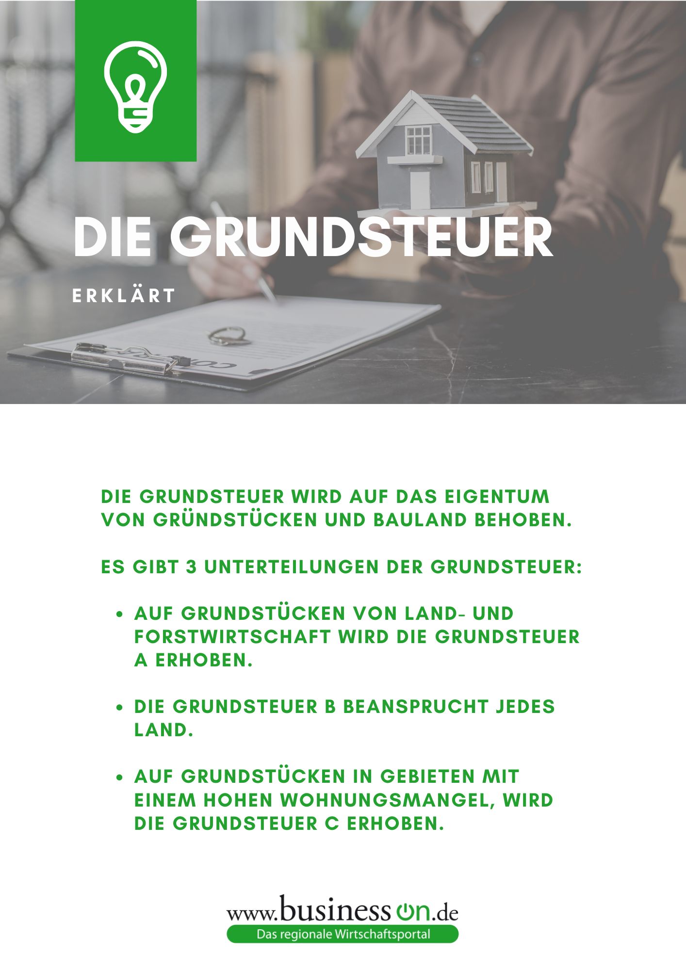 Die Grundsteuer erklärt