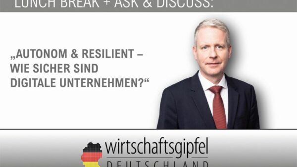 ReqPOOL-COO Achim Röhe spricht im Rahmen des Wirtschaftsgipfel Deutschland über resiliente Unternehmen