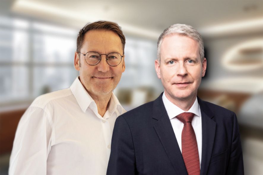 Gerald Wood (Authentic Consulting) (links) und Achim Röhe (ReqPOOL)