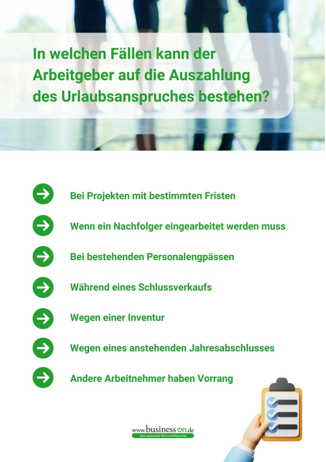 Arbeitgeber verweigert Urlaub nach Kündigung was ist zu tun?